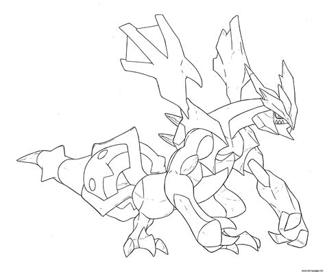 Coloring Pages Legendary Pokemon