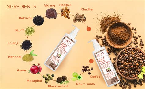 Buy Jiva Black Pearl Shampoo 200 ml | 100% Pure & Natural | Cleanses ...