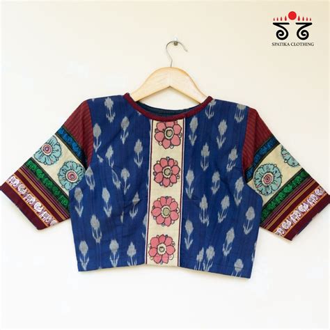 Ikat - Pen Kalamkari Handcrafted Blouse