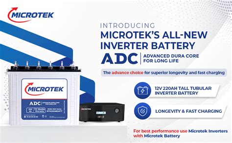 Microtek Duramax | MTK2204824TT 220Ah Inverter Battery | with Advanced ...