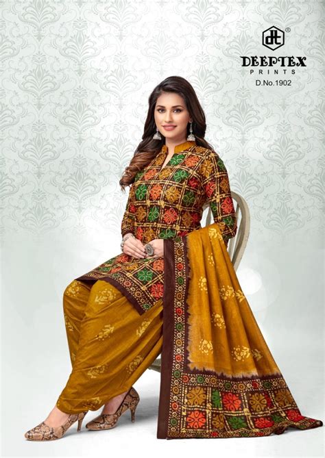 Deeptex Batik Plus Vol 19 Cotton Dress Material Collection