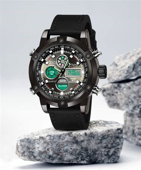 Sylvi 3022 SY-3022-Black Analog-Digital Watch - For Men - Buy Sylvi ...