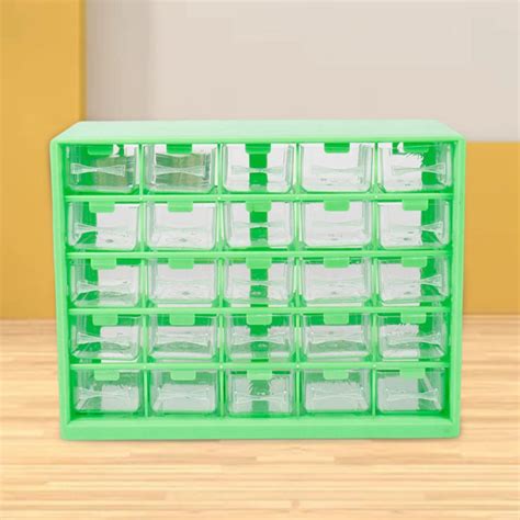 Buy 25 Lattice Drawer Parts Hardware Cabinet Tool Storage Box for Bolts ...
