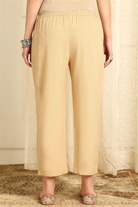 Beige Flax Farsi Pants – Tahiliya
