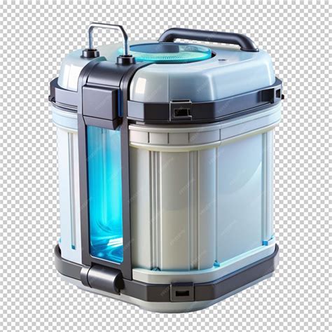 Sci fi water clean container on transparent background | Premium AI ...
