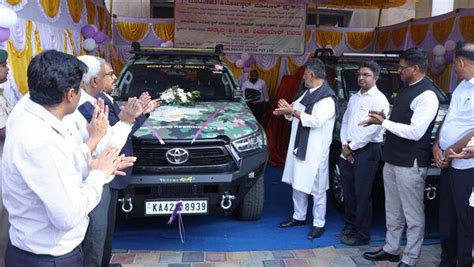 Toyota equips Bengaluru forest department with 2 camouflaged Hilux pickups