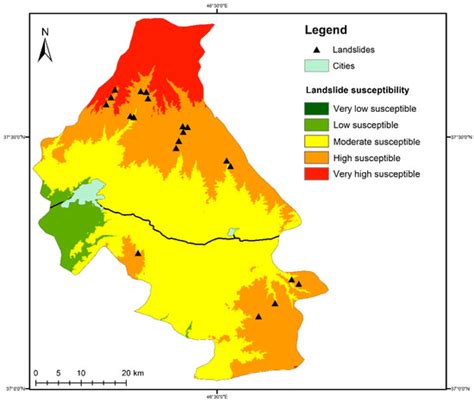 Landslide Susceptibility Assessment for Maragheh County, Iran, Using ...
