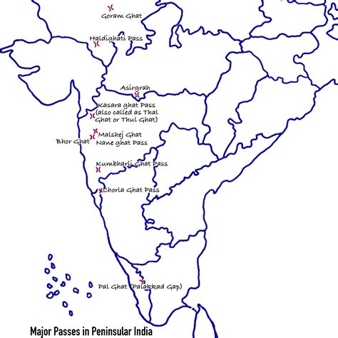 Important Mountain Passes In India, Map, State wise List