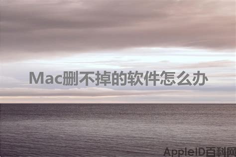 mac删除软件，软件已锁定无法删除