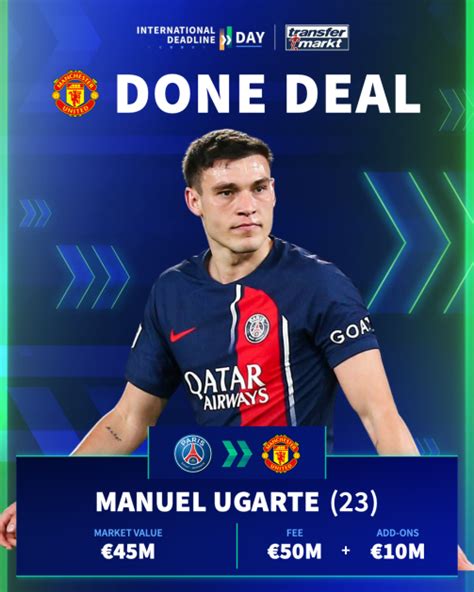 Transfer news: Manuel Ugarte joins Manchester United from PSG ...