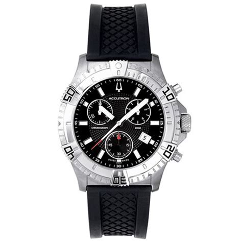 Accutron Men's 26B58 Curacao Unidirectional Watch : Accutron: Amazon.in ...