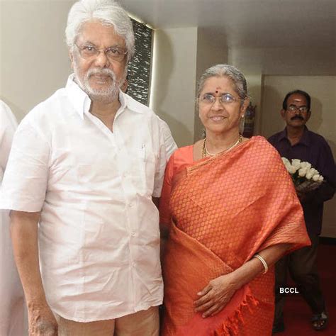 Editor Mohan was also seen with his wife as they came to attend the ...