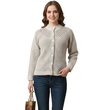 Buy Diksha Collection Women Woolen Sweater for Winter, Stylish Round ...