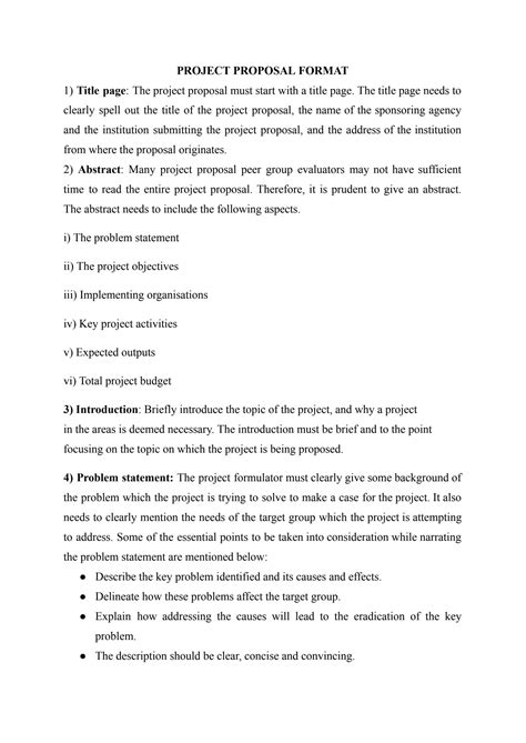 Image result for Proposal Writing Format