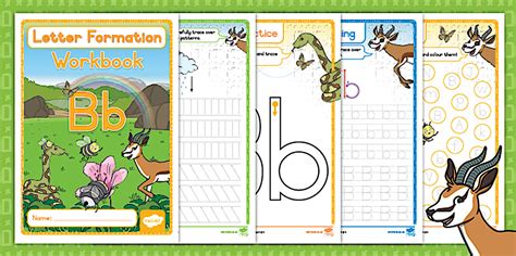 Grades 1 English -Handwriting -Booklet::Letter Formation Bb