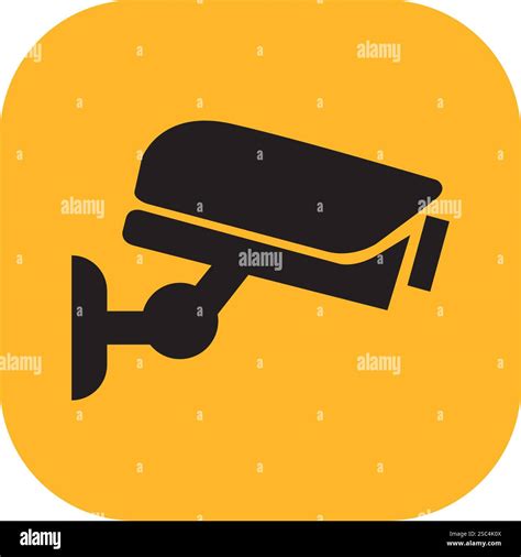 Security camera icon, video surveillance, cctv sign. Surveillance ...