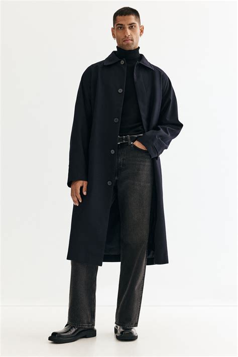 Regular Fit Polo-neck jumper - Black - Men | H&M IN