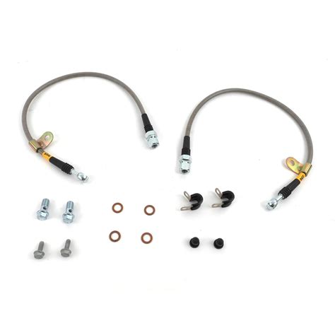 StopTech 950.63004 StopTech Stainless Steel Braided Brake Lines | Summit Racing