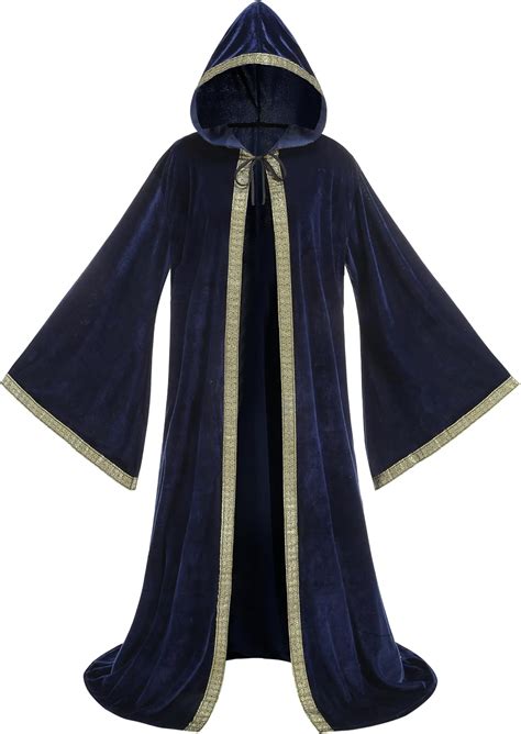 HAPNBCELE Wizard Robe Cloak with Hood Men Women, Renaissance India | Ubuy