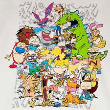 NICKELODEON CHARACTERS T SHIRT MENS Long Sleeve REN India | Ubuy