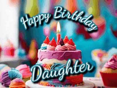 Happy Birthday Daughter GIF 47