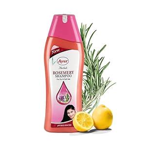 Buy AYUR HERBALS Rosemery Shampoo with Rose, Lemon & Aloevera I For ...