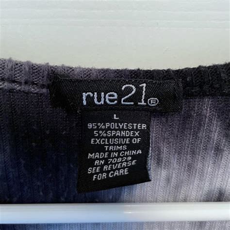Rue 21 black tie dye sweater Low cut sweater with... - Depop