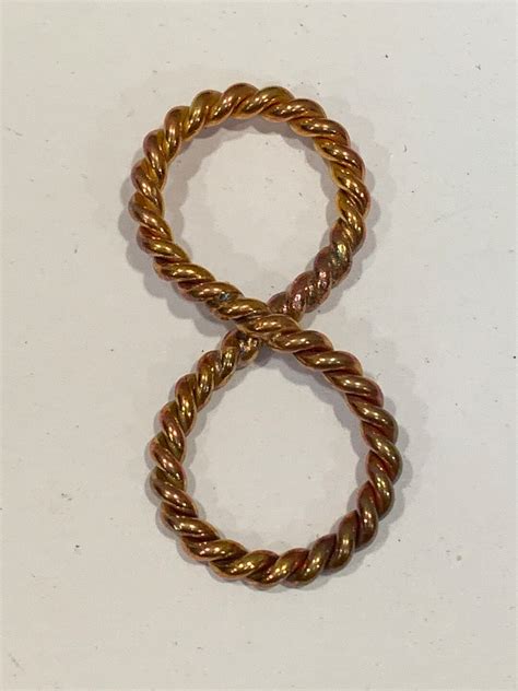 11.11cm Copper Tensor Infinity Ring Medium 14 Gauge - Etsy