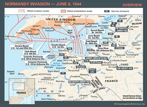 German Wwii Map Of Normandy