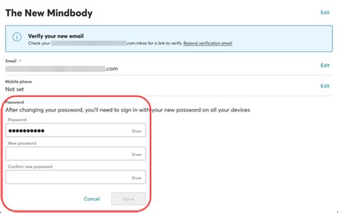 Set up and manage your owner login credentials (New Mindbody Experience)