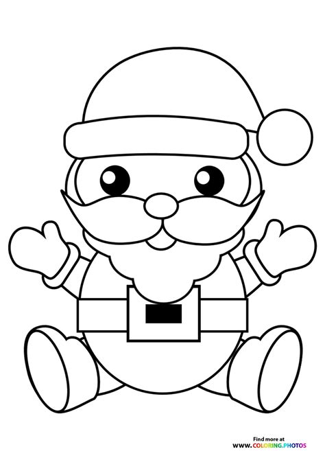 Santa Claus - Coloring Pages for kids | Free and easy print or download
