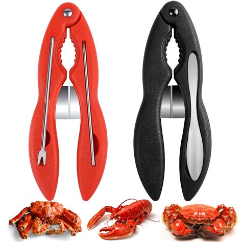 Amazon.com: Vodolo Crab Leg Crackers and Tools,2PCS Multifunctional ...