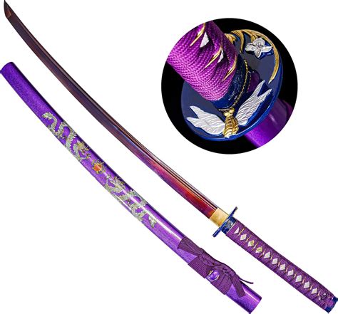 Amazon.com : Karwna Real Katana Sword Sharp - Japanese Samurai Swords ...