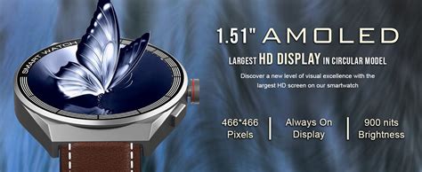 TEMPT Edge Pro Smartwatch for Men & Women, 1.51" AMOLED Display ...
