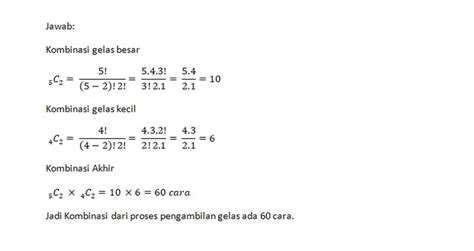 Contoh Soal Permutasi dan Kombinasi