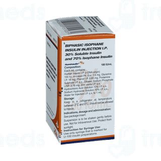 Huminsulin 30/70 100 IU Injection 10 ML | Order HUMINSULIN 30/70 100 IU ...