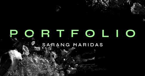 Sarang Haridas Portfolio
