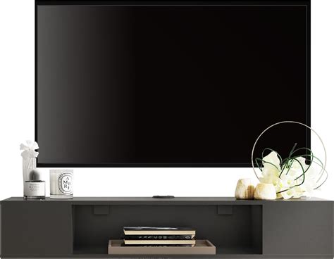 Amazon.com: TAMUNE 63” Floating TV Stand High Gloss TV Console with LED ...