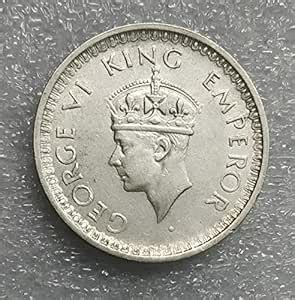 Maha Laxmi Antiques 1944 Half Rupee Lahore Mint : Amazon.in: Toys & Games