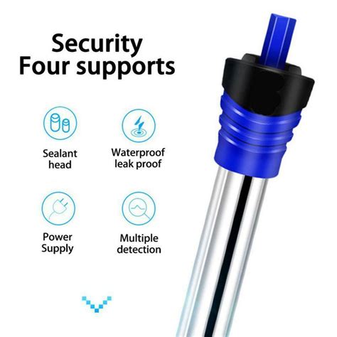 Buy Aquarium Heater LCD Display Fish Tank Submersible Heating 200W 50W ...