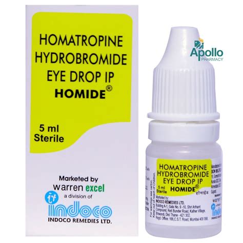 Homide Eye Drops 5 ml Price, Uses, Side Effects, Composition - Apollo ...