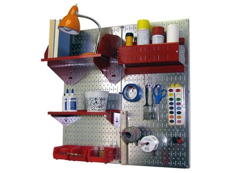 Buy Wall Control Pegboard Hobby Craft Pegboard Organizer Storage Kit ...