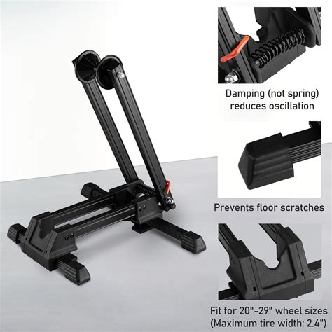 Snapklik.com : Folding Bike Stand Bicycle Rack Stand, Foldable Floor ...