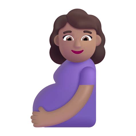 Pregnant Woman 3d Medium Icon | FluentUI Emoji 3D Iconpack | Microsoft