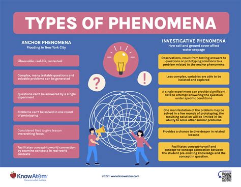 Free Types of Phenomena Anchor Chart