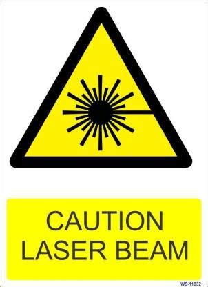 SignageShop Caution Laser Beam Emergency Sign Price in India - Buy ...