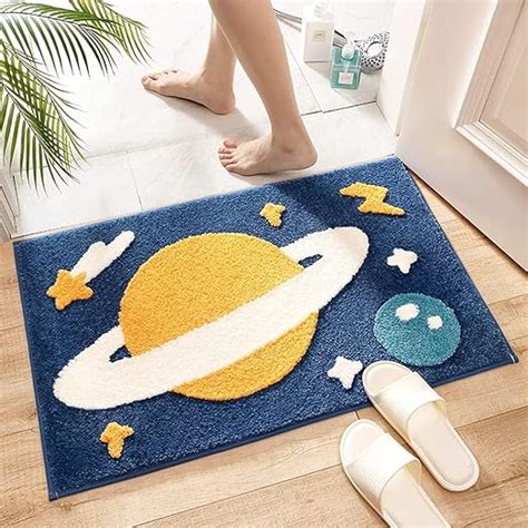Buy Roseate Space Super Soft (50x80 cm) Microfiber 2000 GSM Bath Mat ...