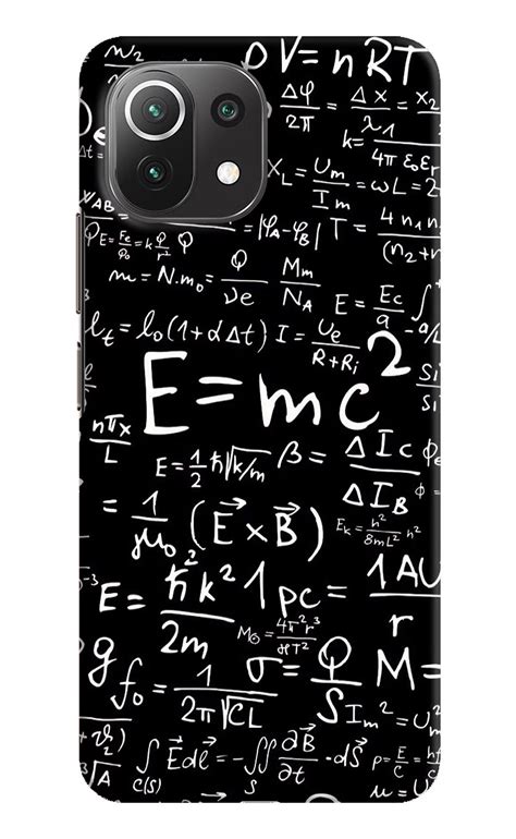 Save Big: Get the Physics Albert Einstein Formula Mi 11 Lite Back Cover ...