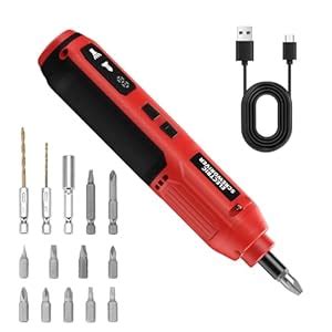 KeeKit Electric Screwdriver Kit, 3.6V Cordless Screwdriver with ...