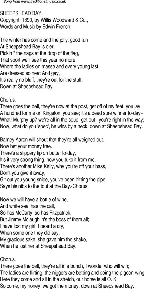 Down By The Bay Lyrics - Psittacula7